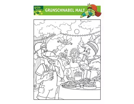 Grünschnabel Malvorlage 4 25 Grünschnabel Malvorlage 4 25
